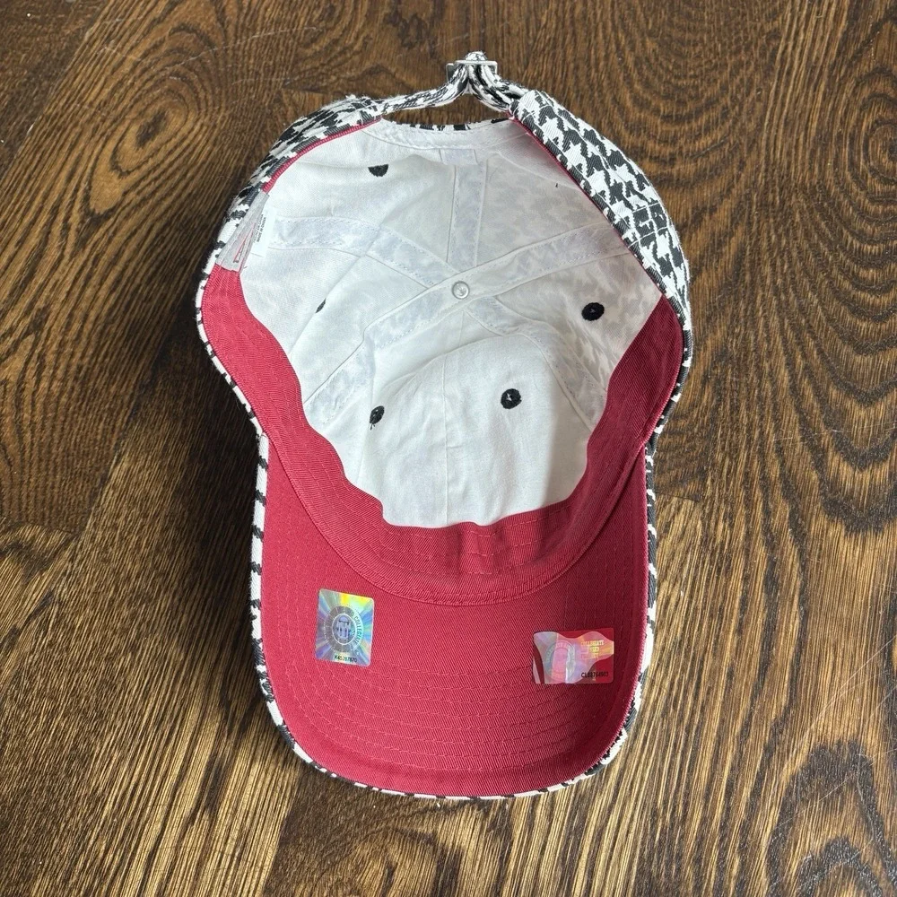 Nike Team Alabama Crimson Tide Houndstooth Strapback Cap Unisex One Size - Picture 8 of 12